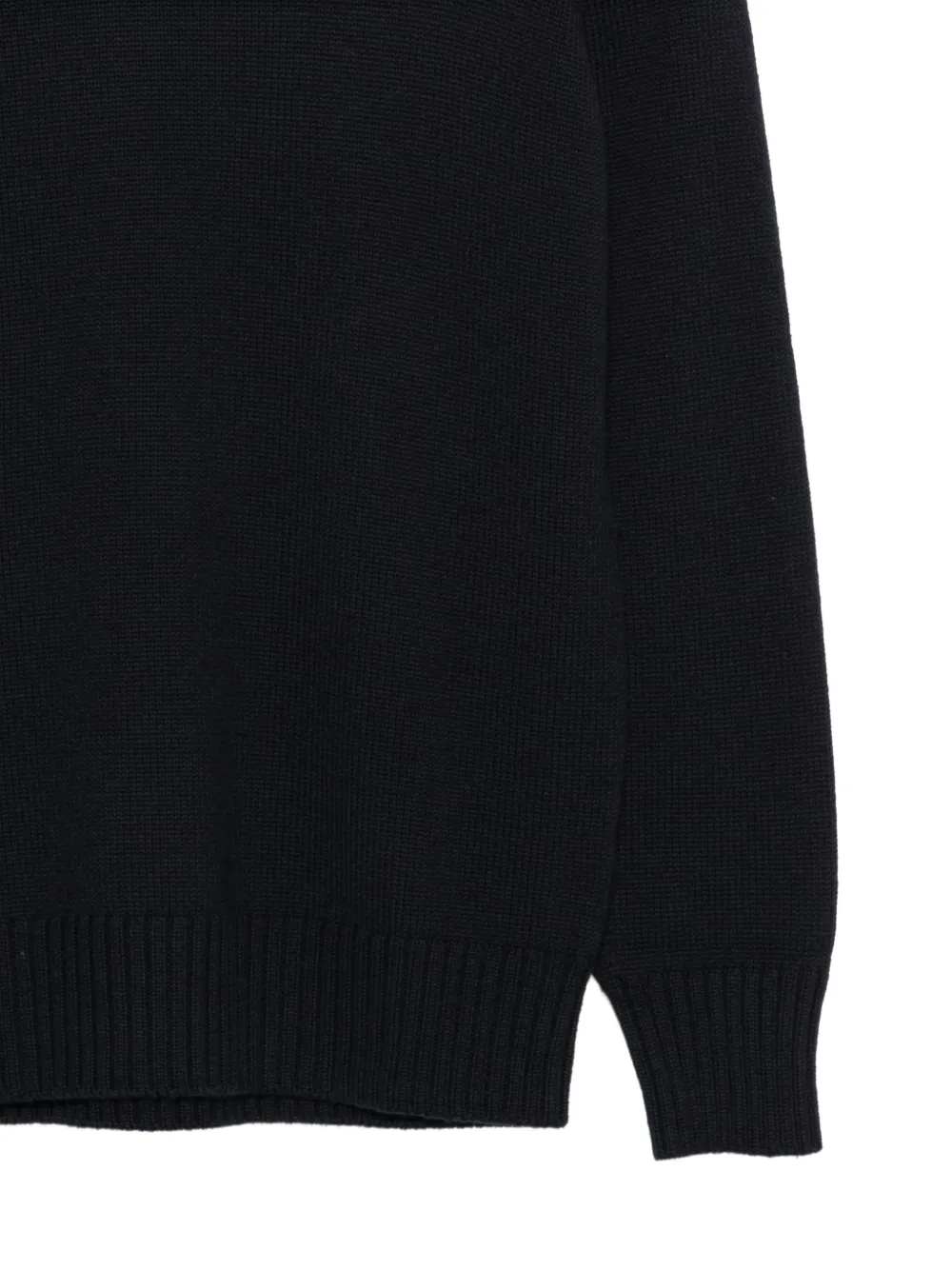 Kangra roll-neck knitted sweater Blauw