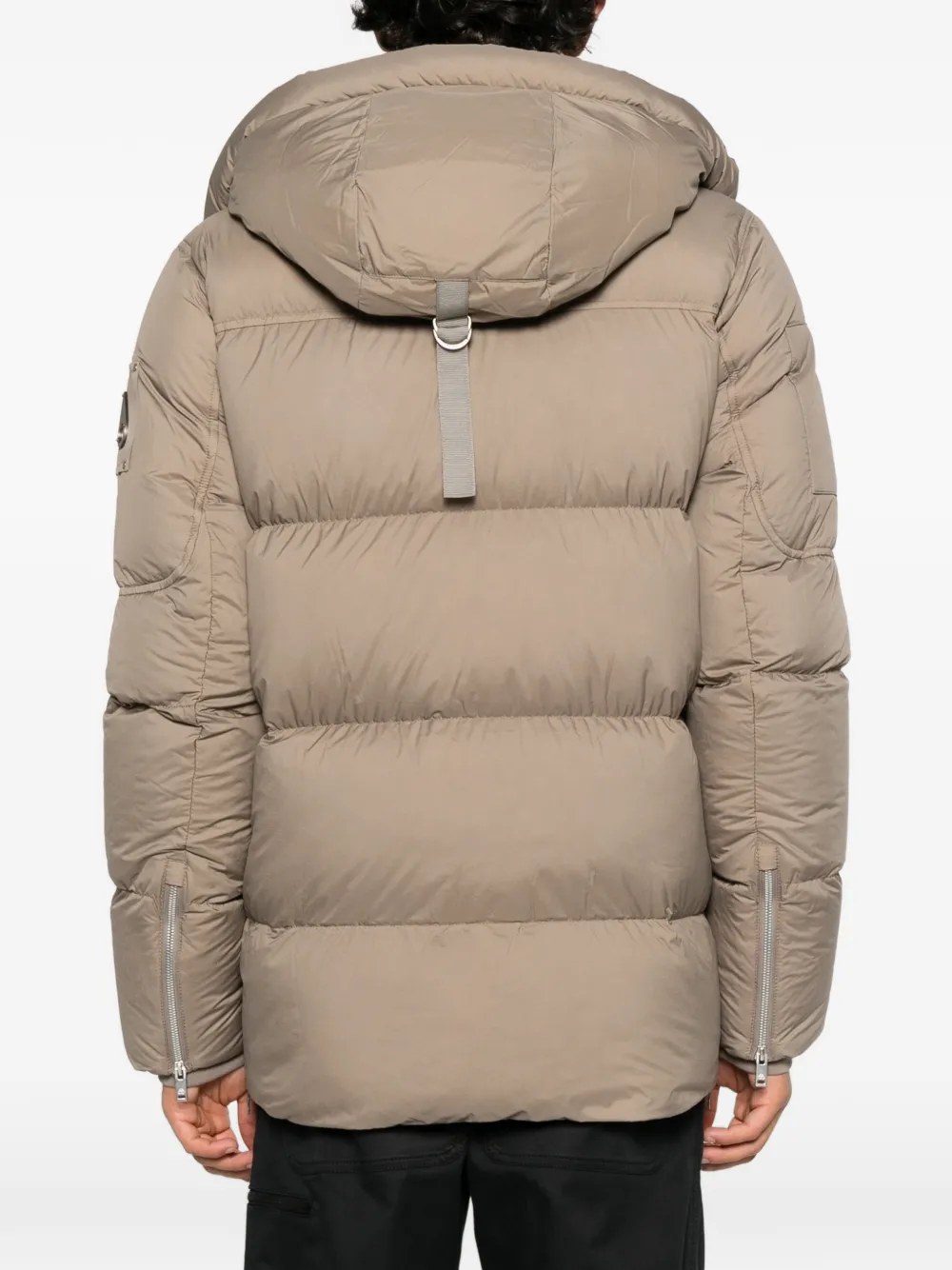 Moose Knuckles Everest 3Q hooded padded coat Grijs
