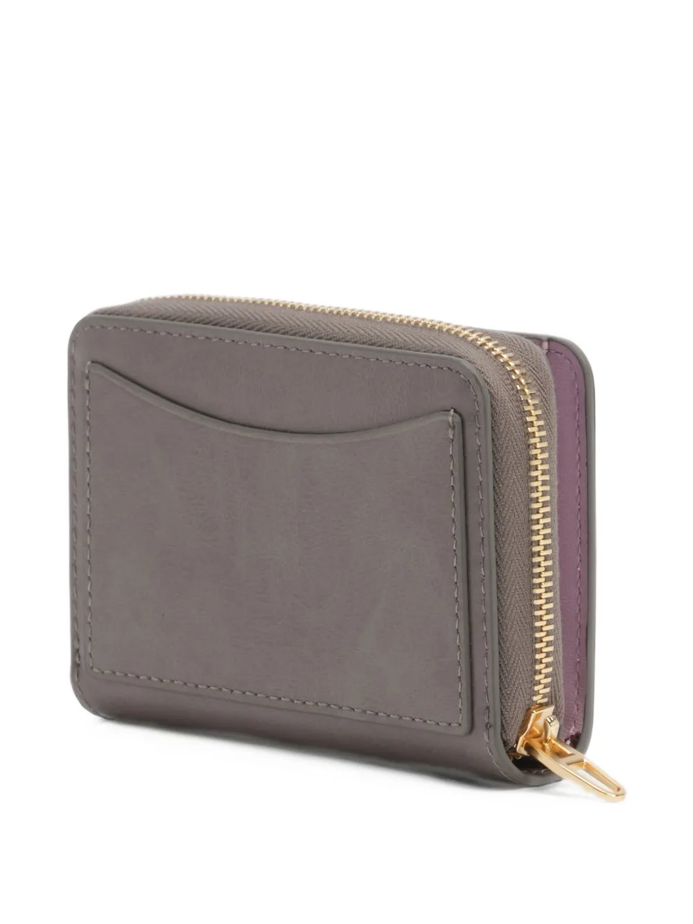 BIMBA Y LOLA grey leather flap purse Grijs