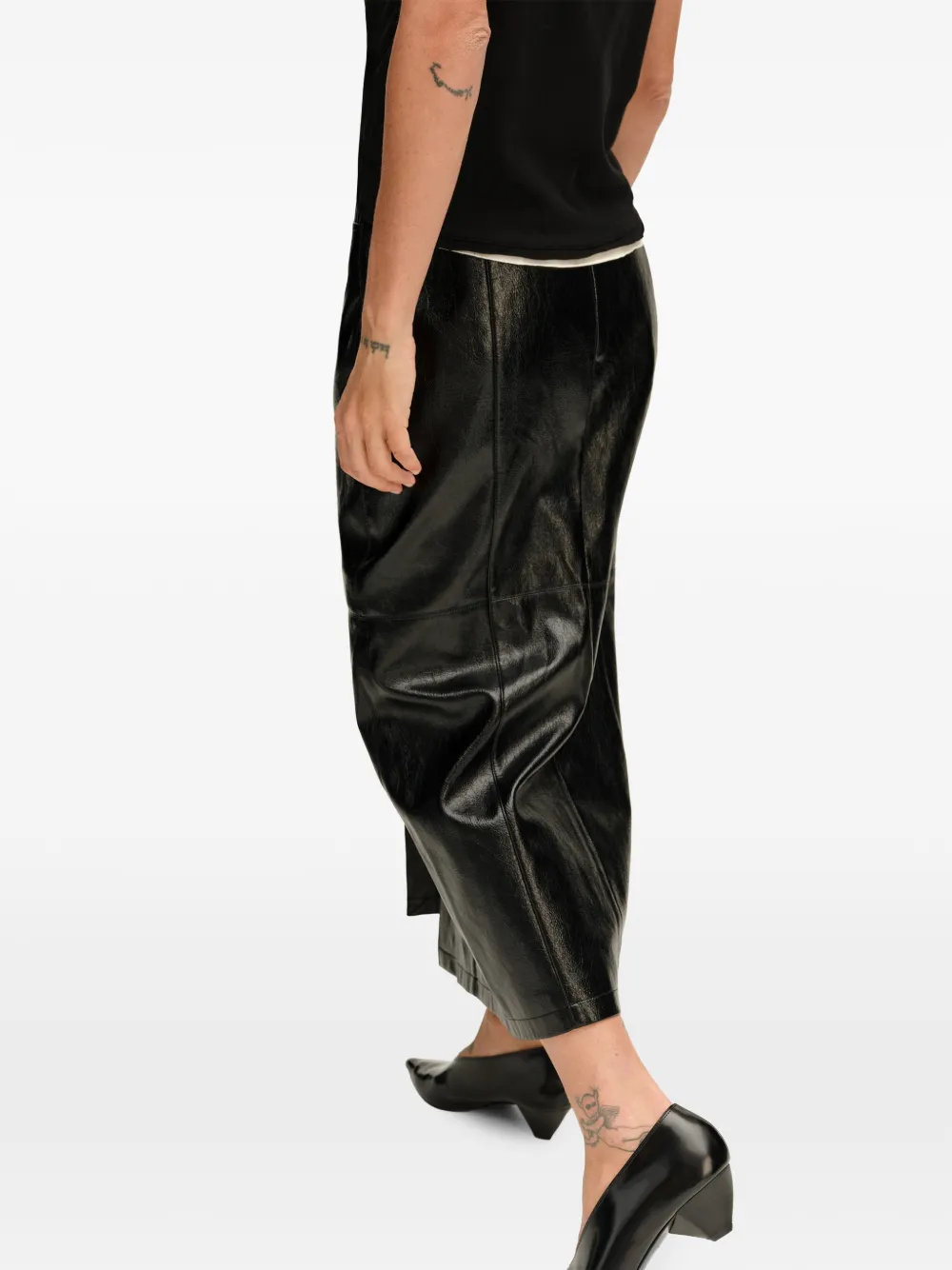 BIMBA Y LOLA black midi skirt Zwart