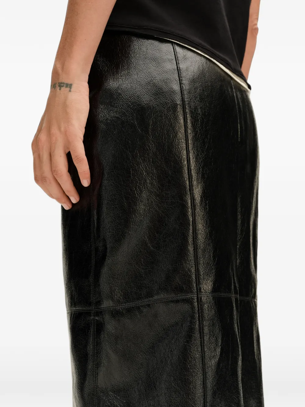 BIMBA Y LOLA black midi skirt Zwart