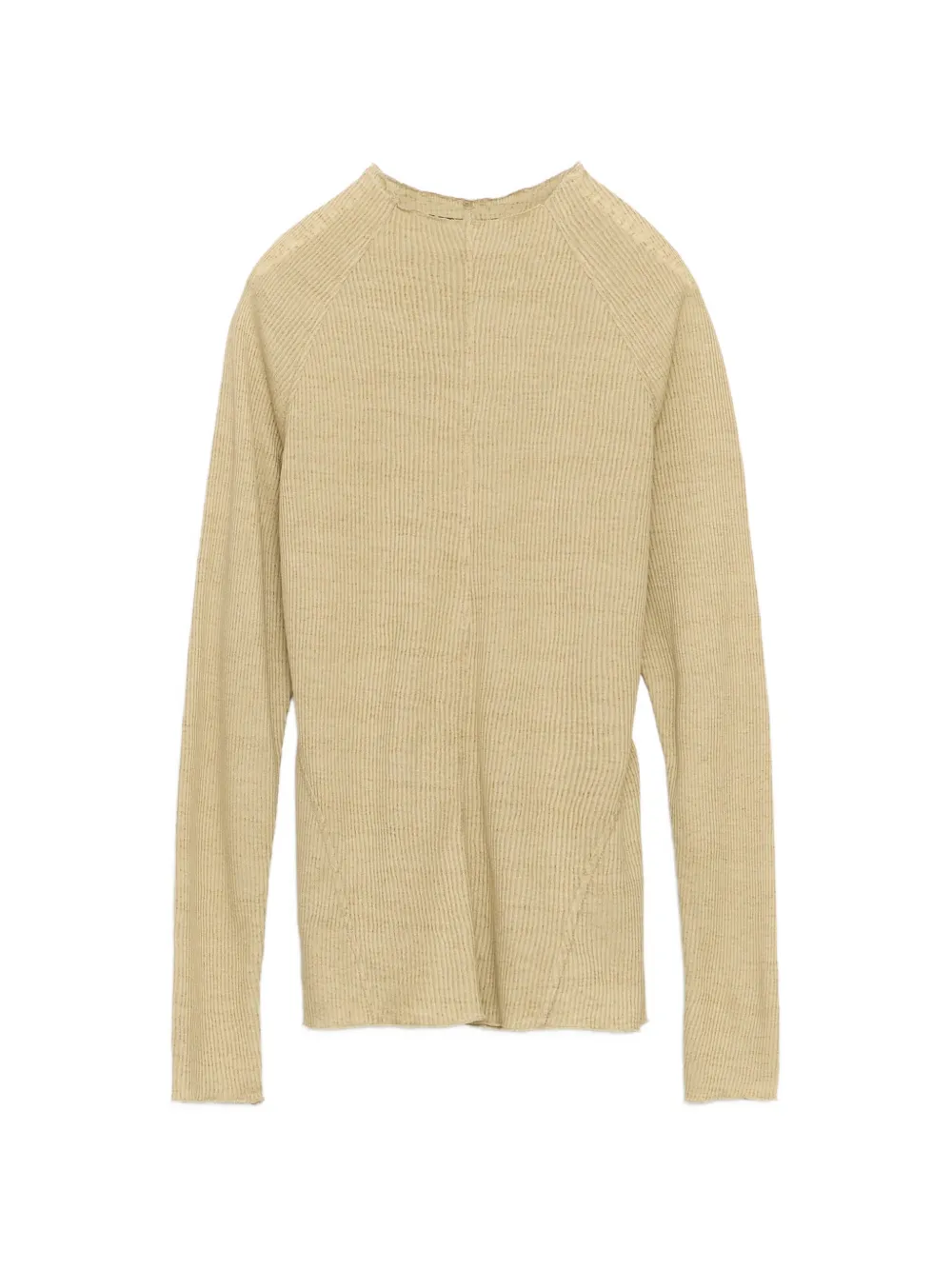 BIMBA Y LOLA light-mint ribbed raglan T-shirt Beige