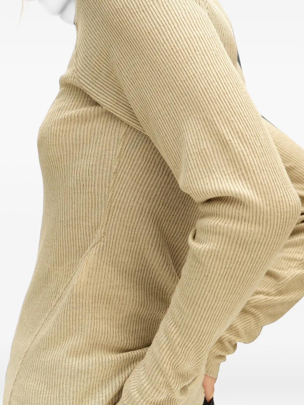 BIMBA Y LOLA light-mint ribbed raglan T-shirt Beige