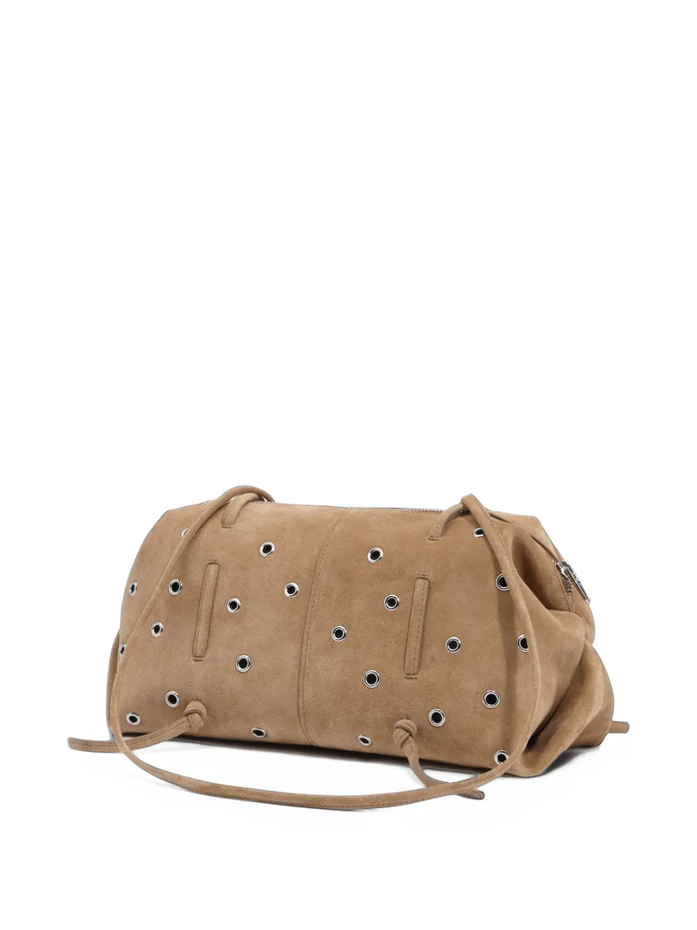 BIMBA Y LOLA medium beige suede studded Lolita bag
