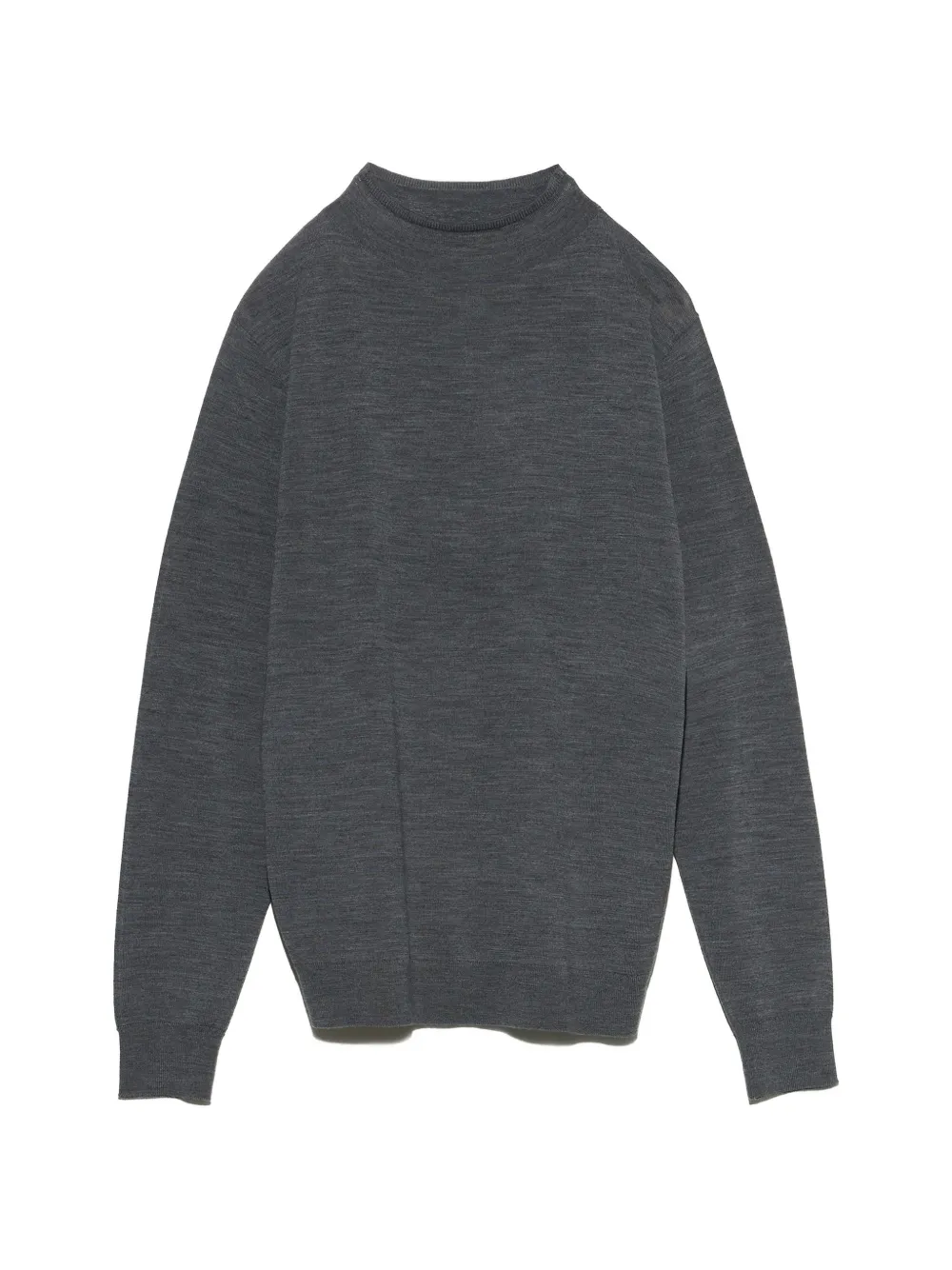 BIMBA Y LOLA dark-gray merino wool turtleneck sweater Grijs