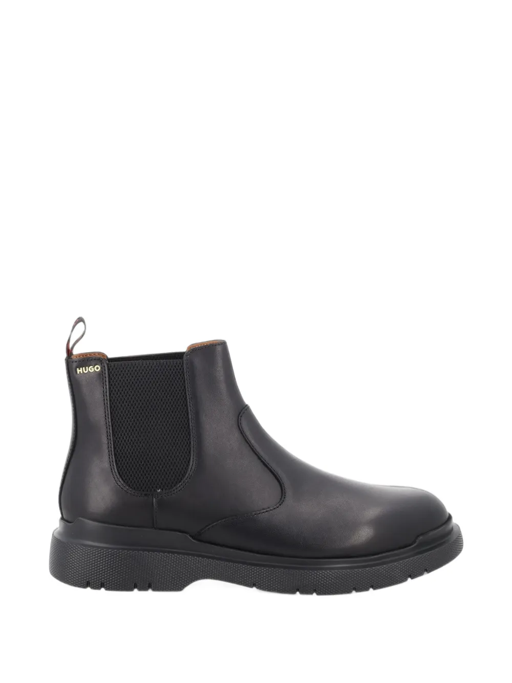 HUGO logo-plaque Chelsea boots - Nero