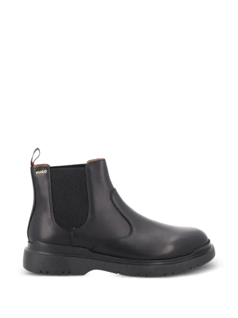 HUGO botas chelsea con placa del logo