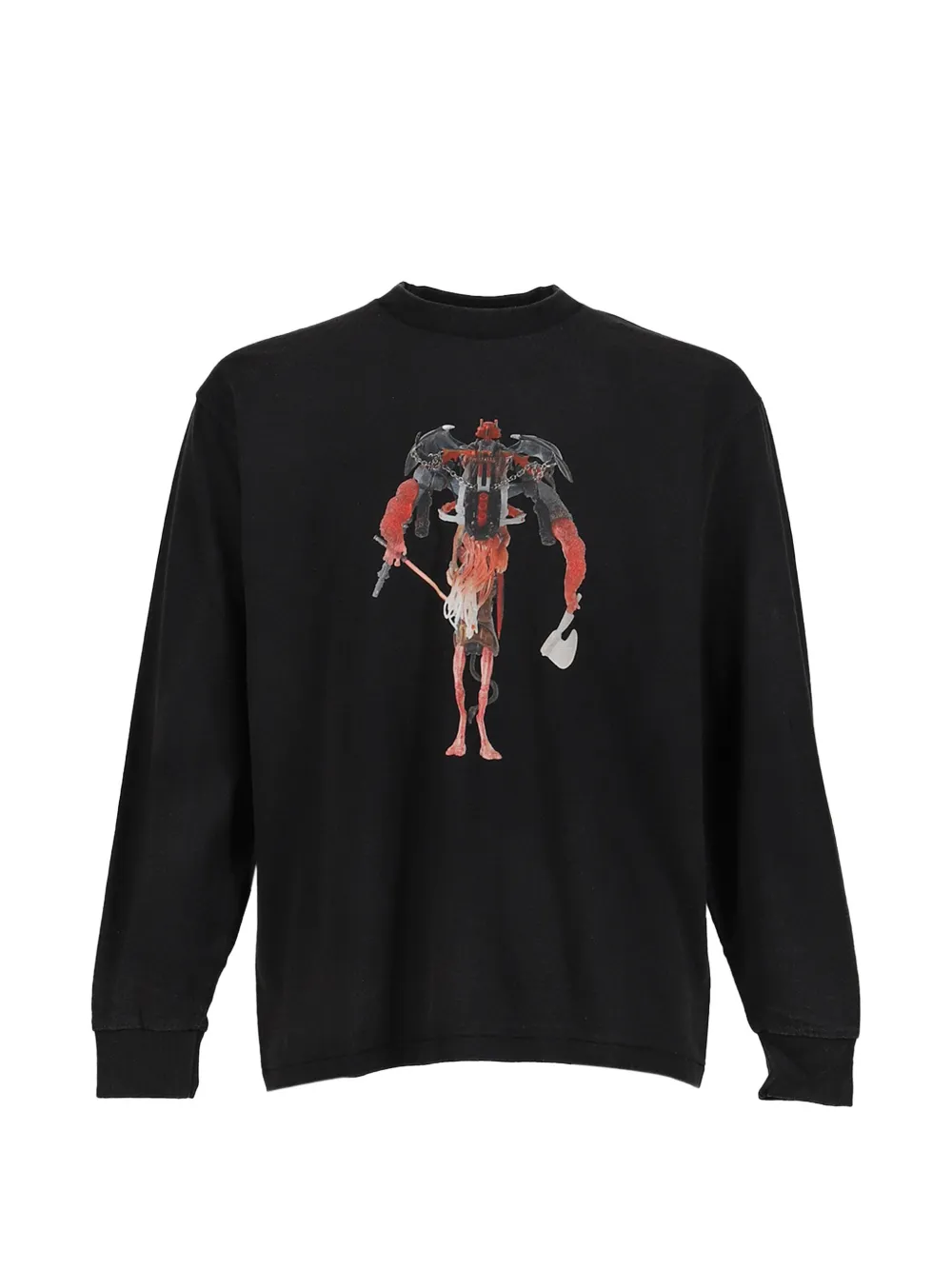 SHT graphic-print long-sleeve T-shirt