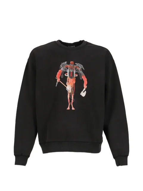 SHT Heartwork graphic-print sweater