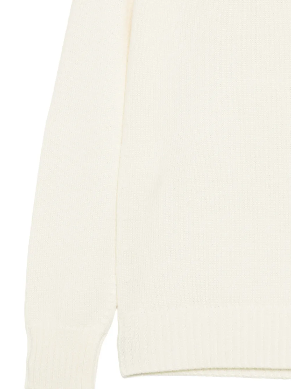 Kangra roll-neck ribbed-trim sweater Beige