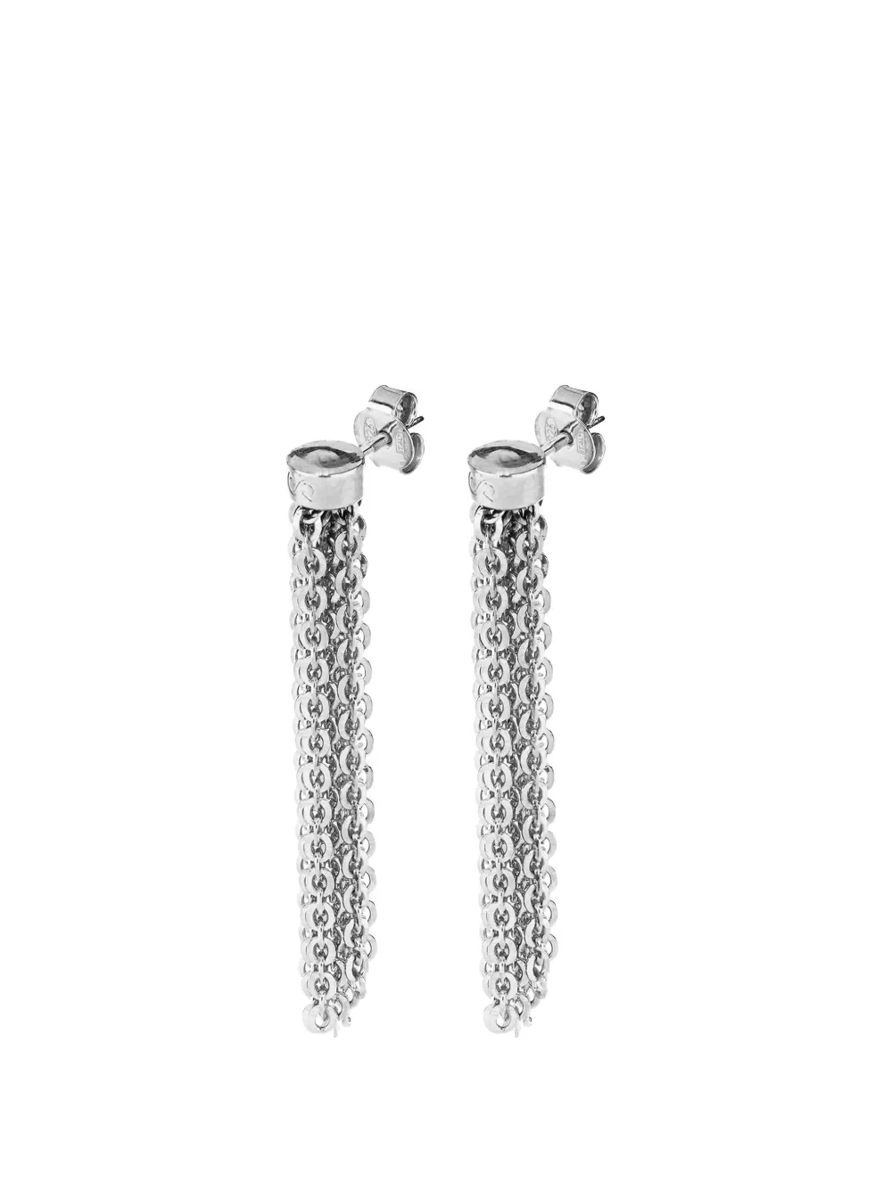 DESMOS Symphony chain-link drop earrings - Argento