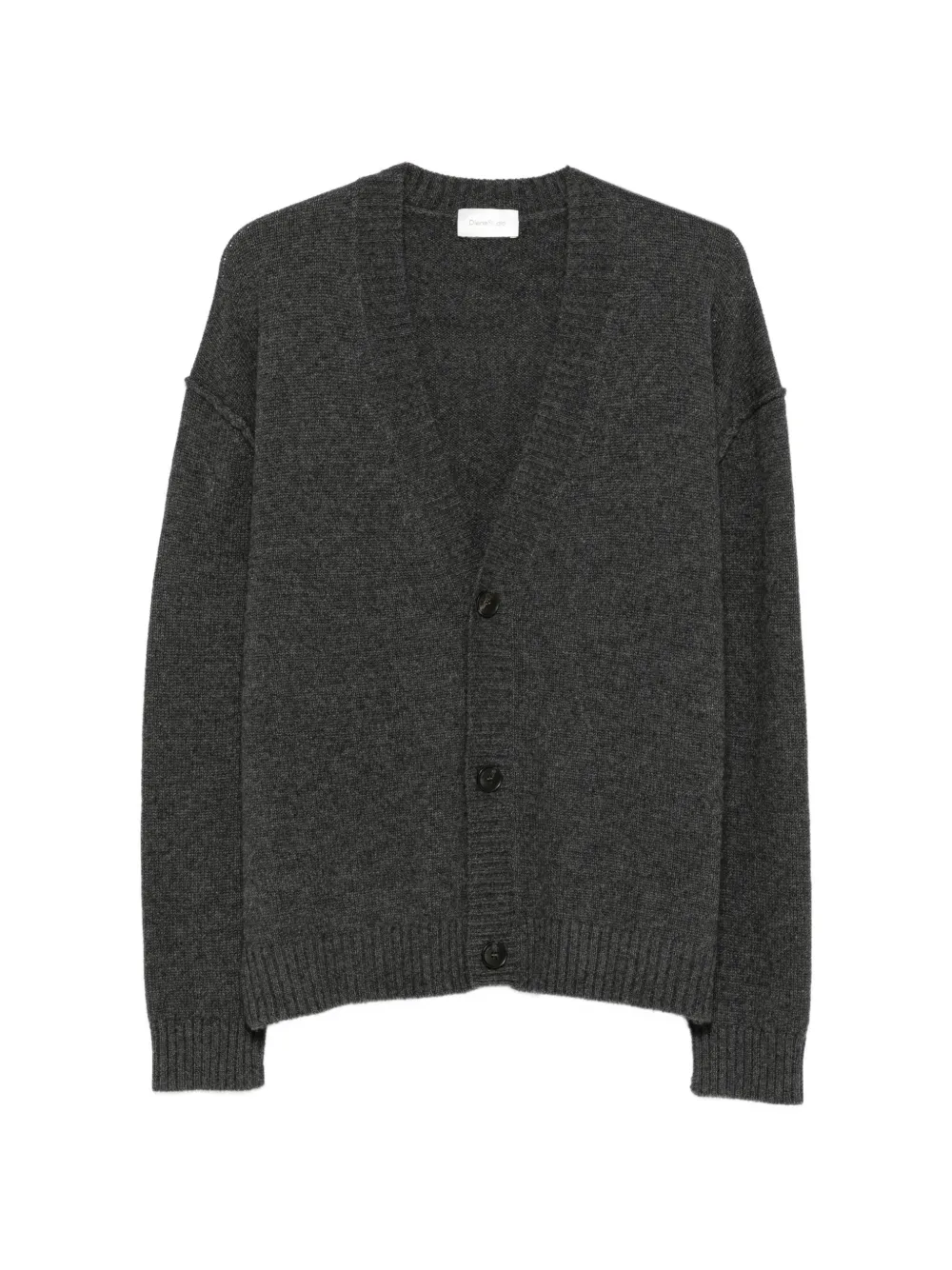 Diana Studio V-neck button-up cardigan - Grey