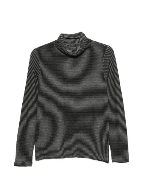 Universel striped high-neck T-shirt