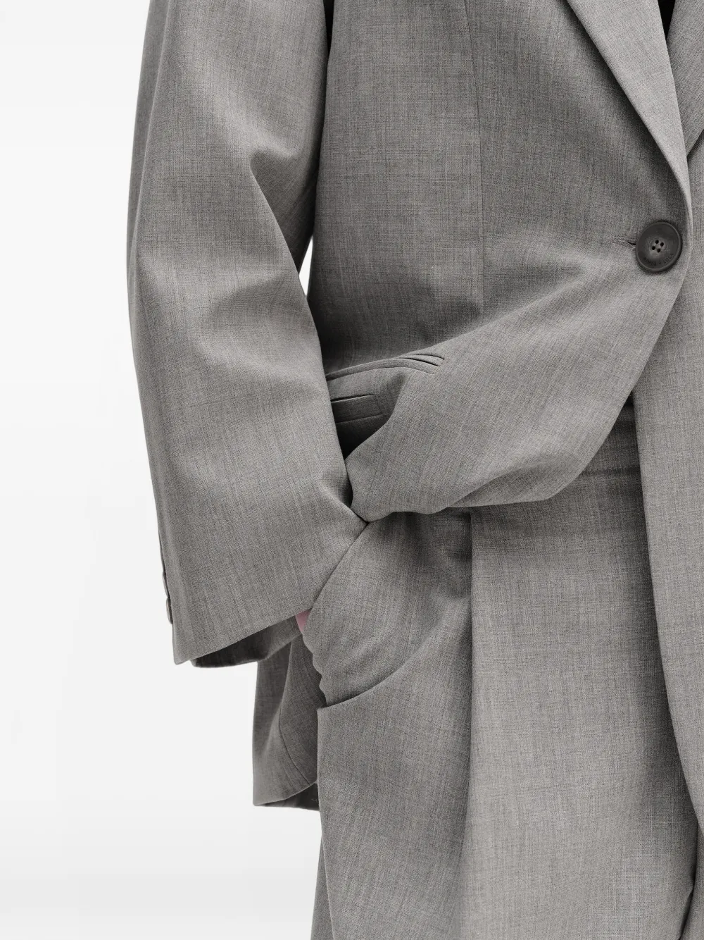 BIMBA Y LOLA light-grey barrel trousers Grijs