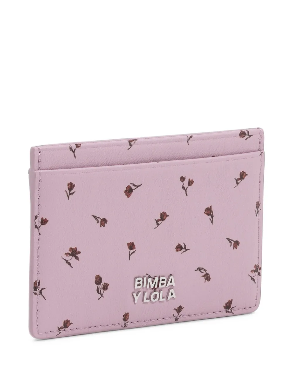 BIMBA Y LOLA tulip mini mauve leather card holder - Rosa