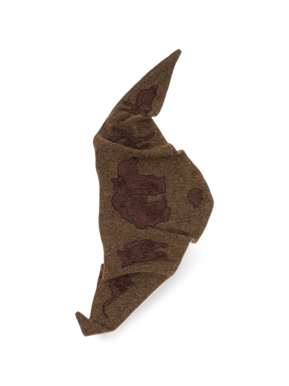BIMBA Y LOLA mohair and lace bandana Bruin