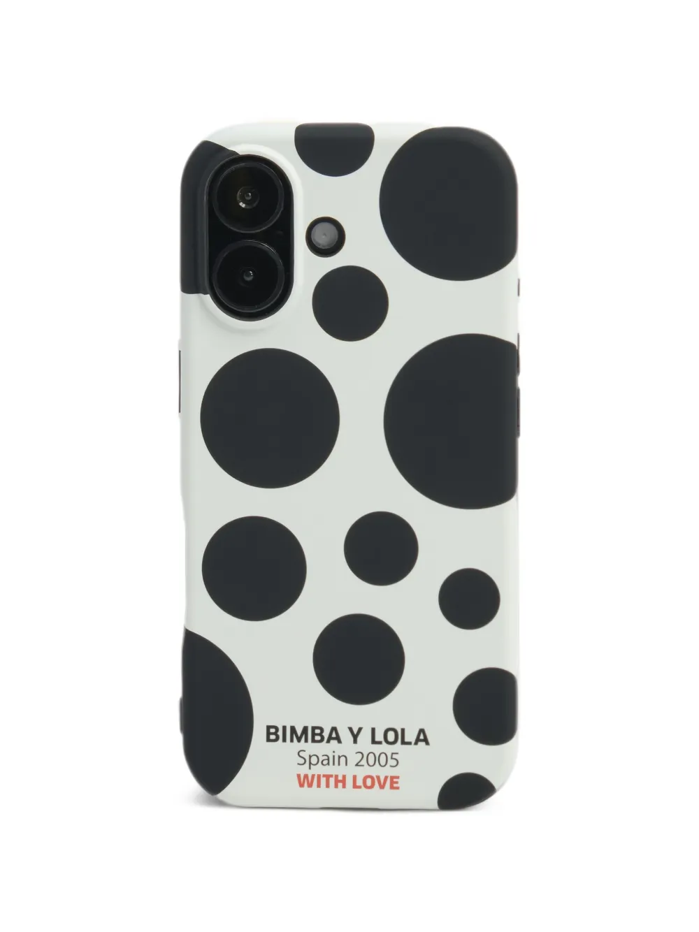 BIMBA Y LOLA dots iPhone 17 rigid case - Bianco