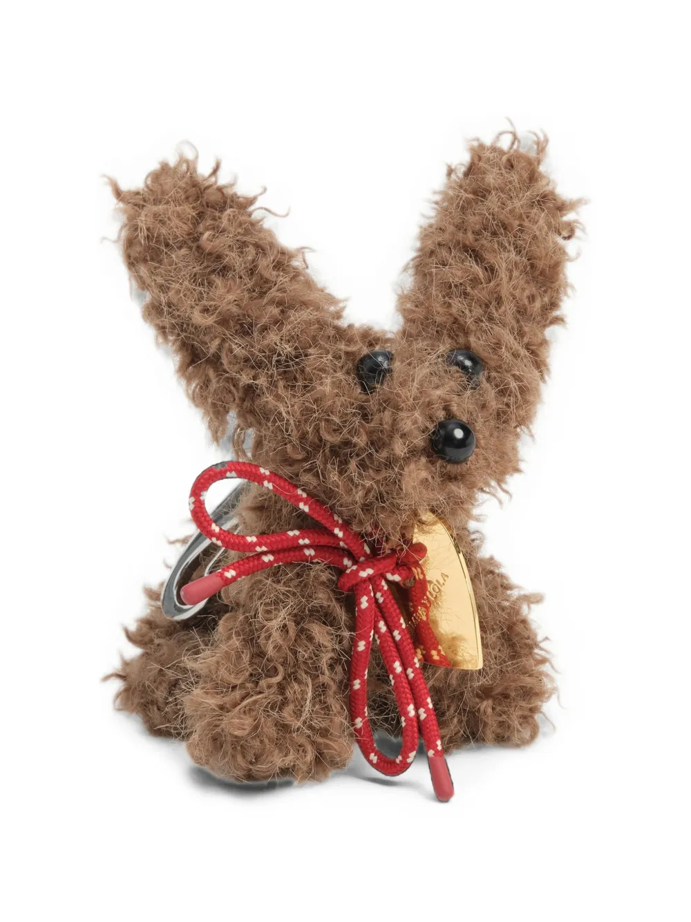 BIMBA Y LOLA camel fur broken key ring Bruin