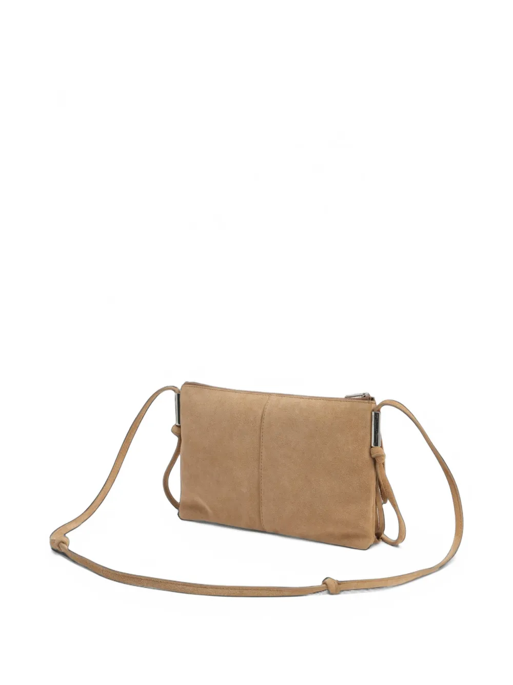 BIMBA Y LOLA small clutch bag with natural fringe Beige