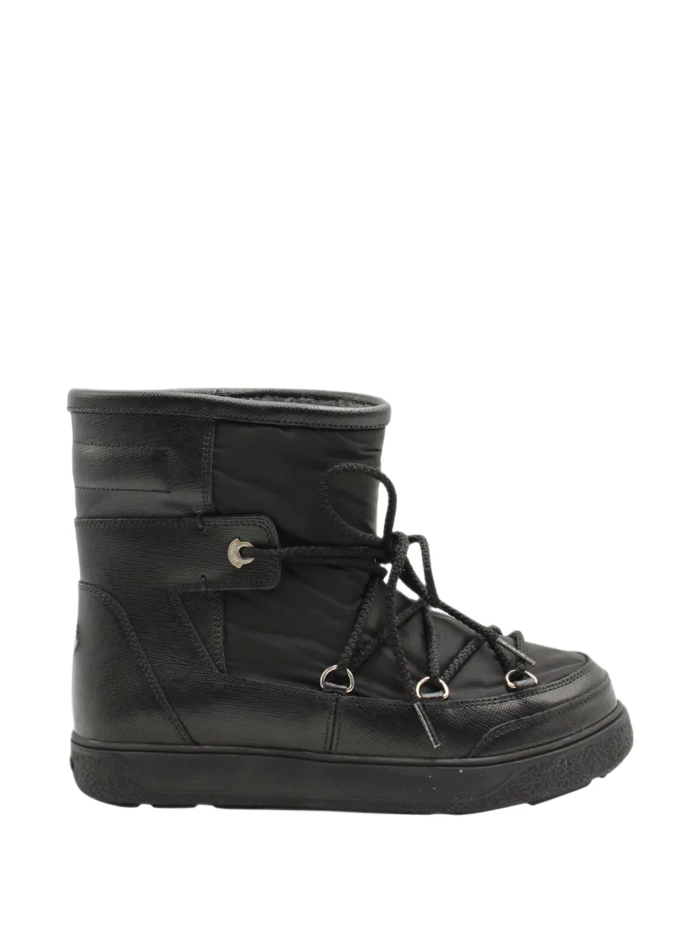 Moncler Vintage Fanny lace-up snow boots in Black