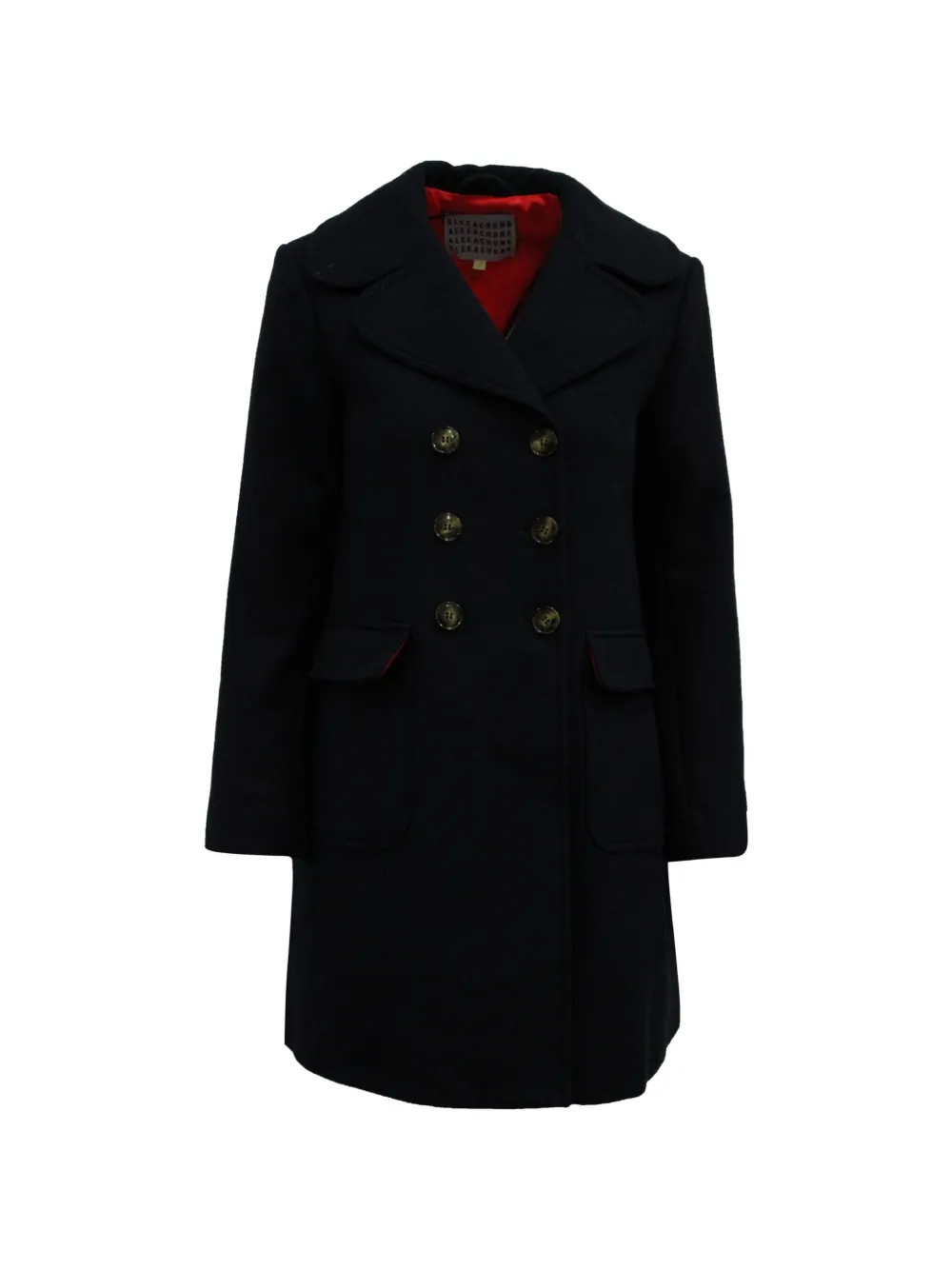 Alexa Chung double-breasted coat - Blau