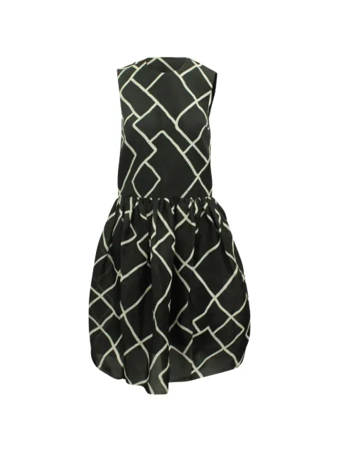 Ellery geometric-print sleeveless dress