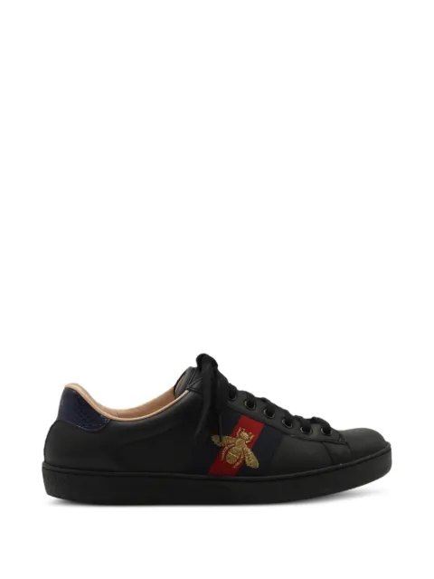 Gucci Pre-Owned Ace python-effect sneakers
