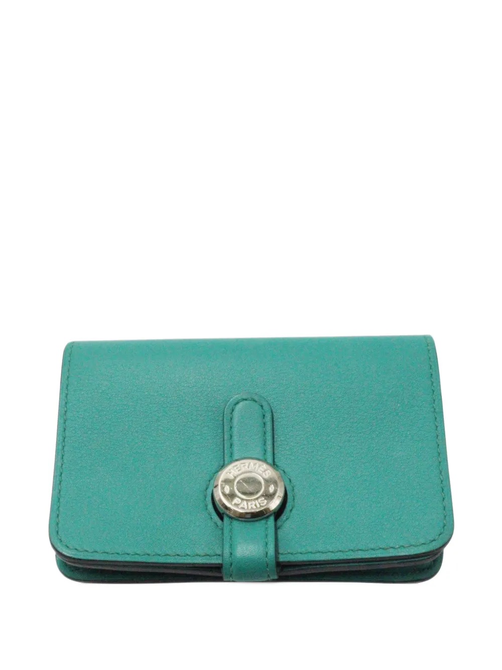 Hermès Pre-Owned Dogon Clou de Selle card holder - Blau