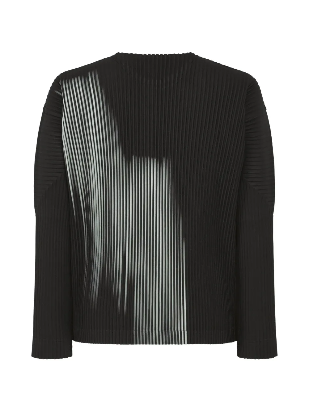 Homme Plissé Issey Miyake In The Shadow pleated T-shirt Zwart