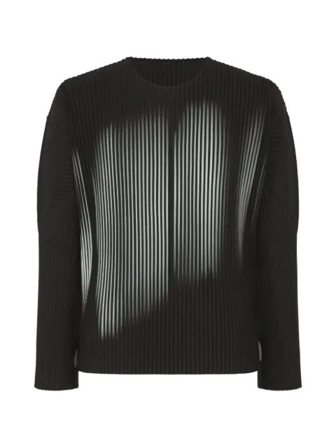 Homme Plissé Issey Miyake In the Shadow T-Shirt mit Falten