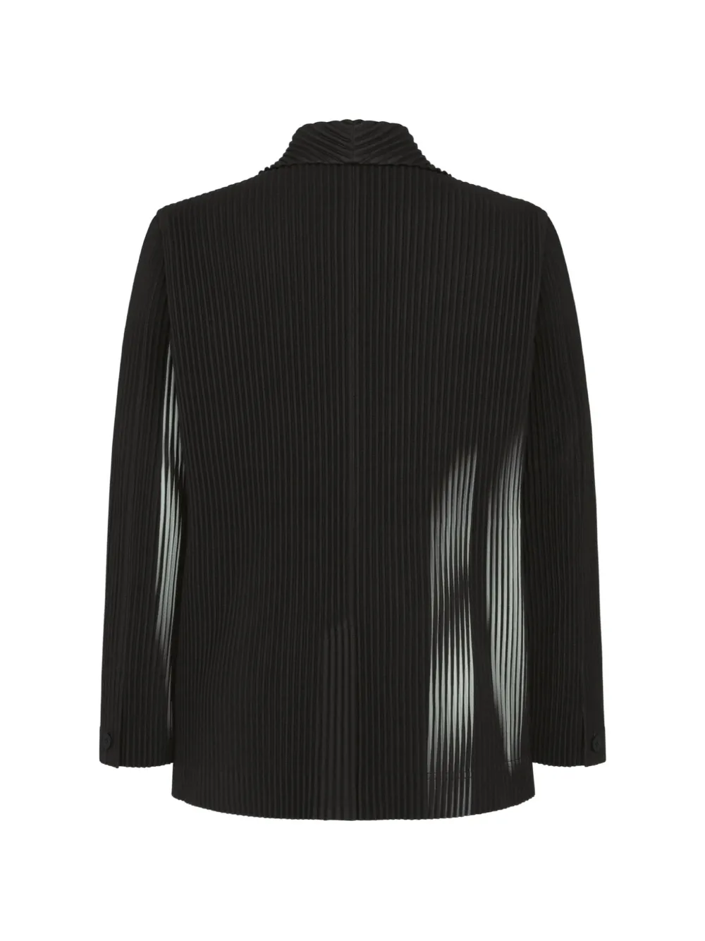Homme Plissé Issey Miyake In The Shadow single-breasted pleated jacket Zwart
