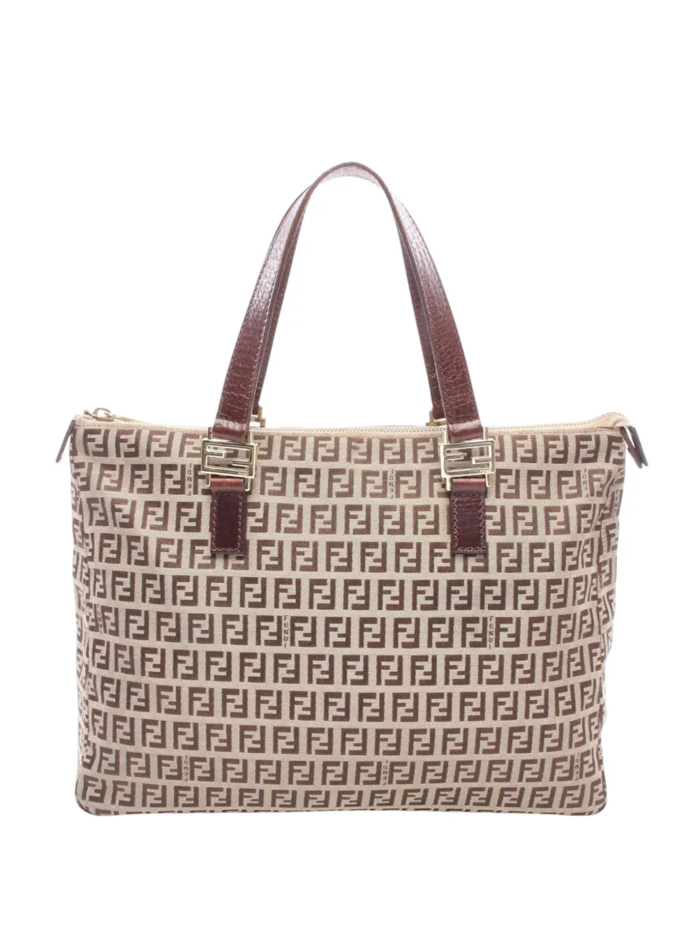 Fendi Pre-Owned 2000-2010 Zucchino Canvas tote bag - Nude