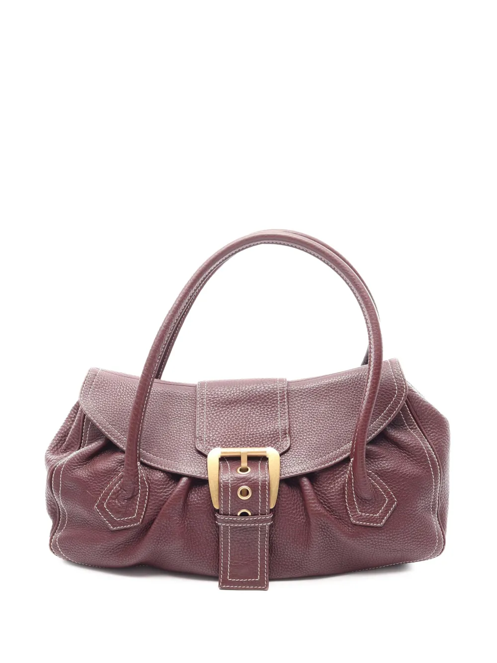Celine Pre-Owned 20th Century Leather Buckle handbag - Rot