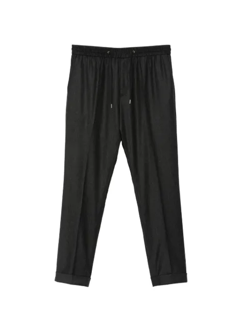 Paul Smith drawstring-waistband turned-up-hem trousers