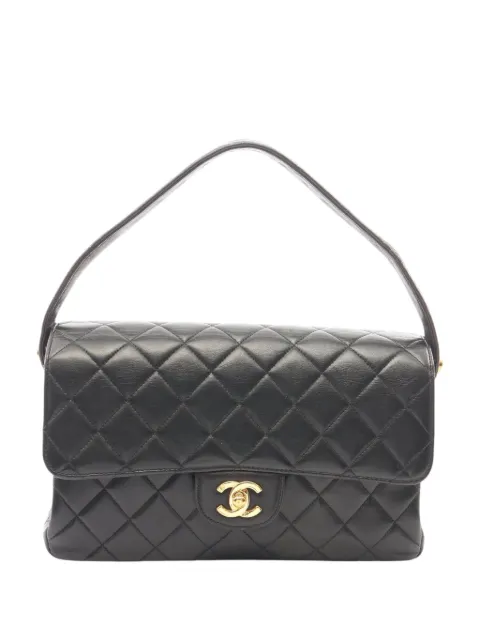 CHANEL Pre-Owned 1994-1996 Quilted Lambskin Double Sided Flap handbag