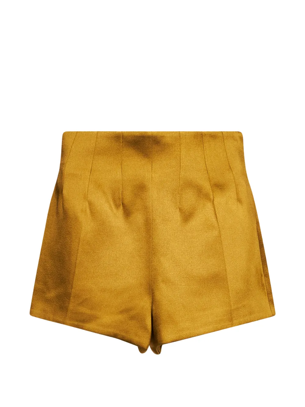 Retrofete high-waisted pleated shorts - Gelb