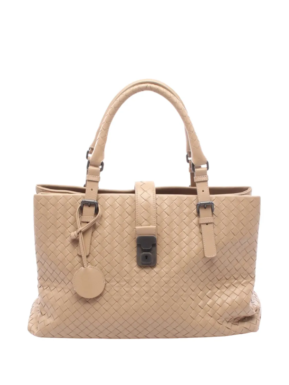 Bottega Veneta Pre-Owned 2000-2026 Medium Nappa Intrecciato Roma tote bag - Neutrals