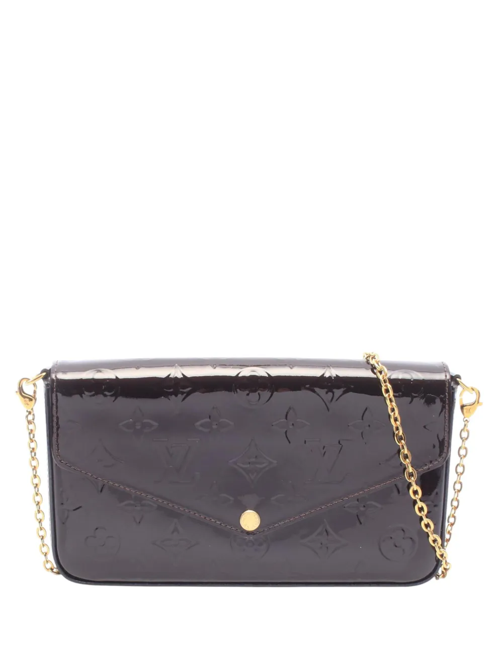 Louis Vuitton Pre-Owned 2019 Monogram Vernis Pochette Felicie crossbody bag - Violett