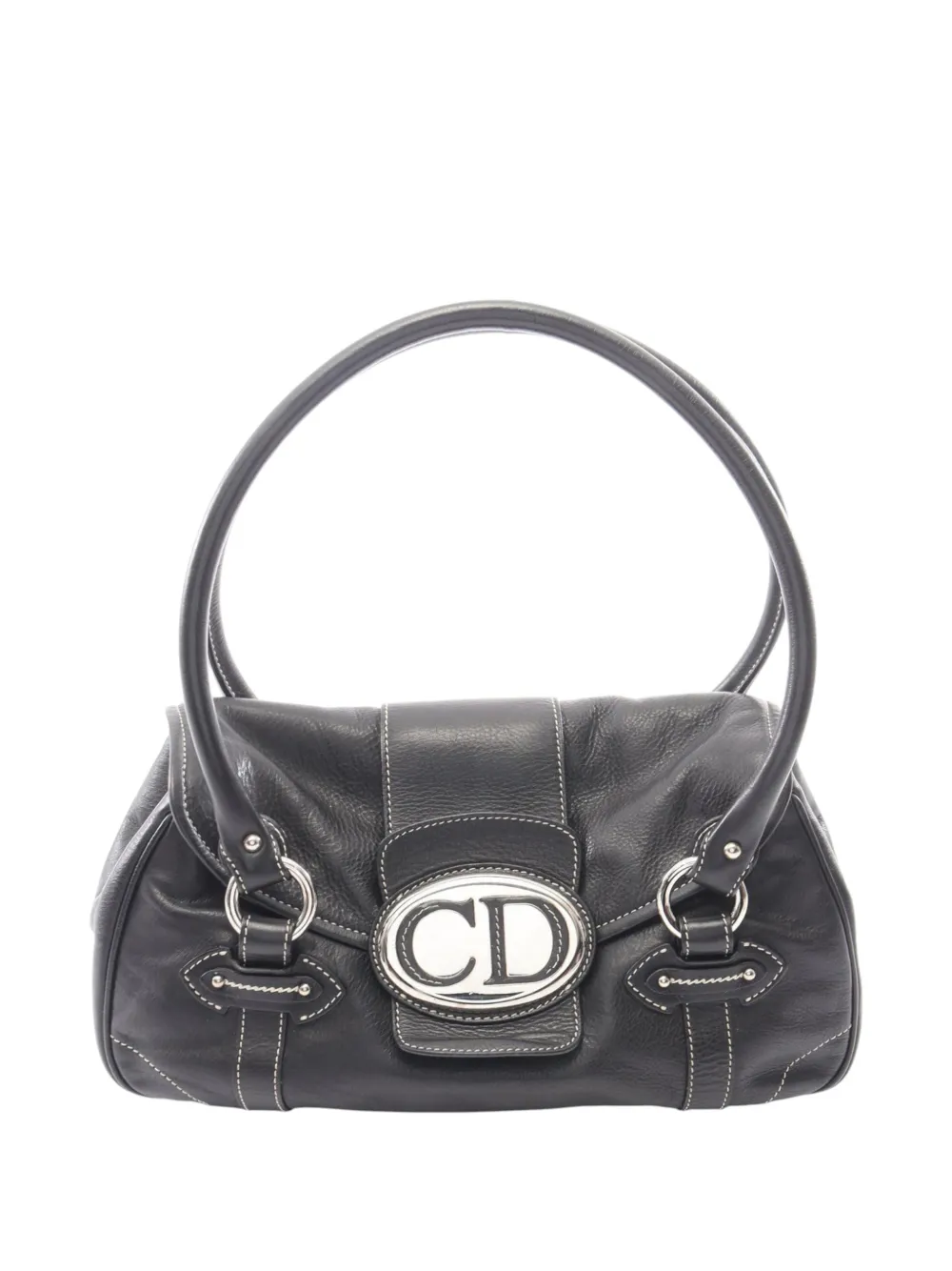 Christian Dior Pre-Owned 2000-2026 Leather CD handbag - Schwarz