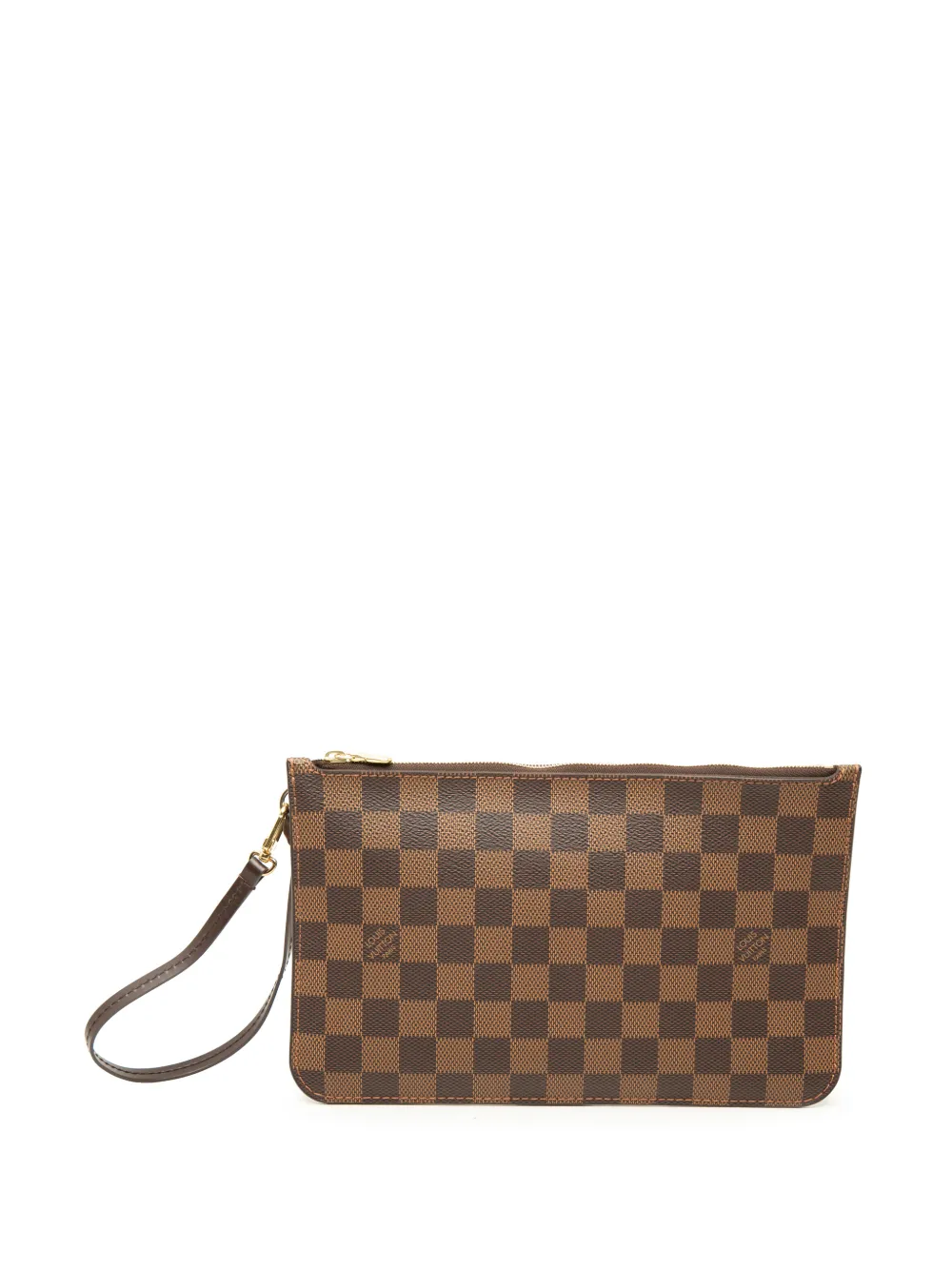 Louis Vuitton Pre-Owned 2018 Damier Ebene Neverfull Pochette pouch - Marrone