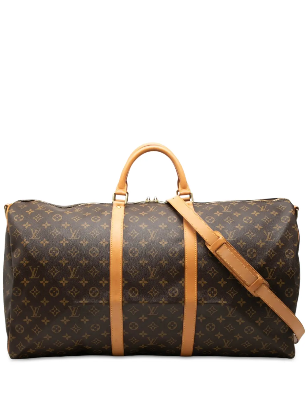 Louis Vuitton Pre-Owned 2005 Monogram Keepall Bandouliere 60 travel bag - Marrone