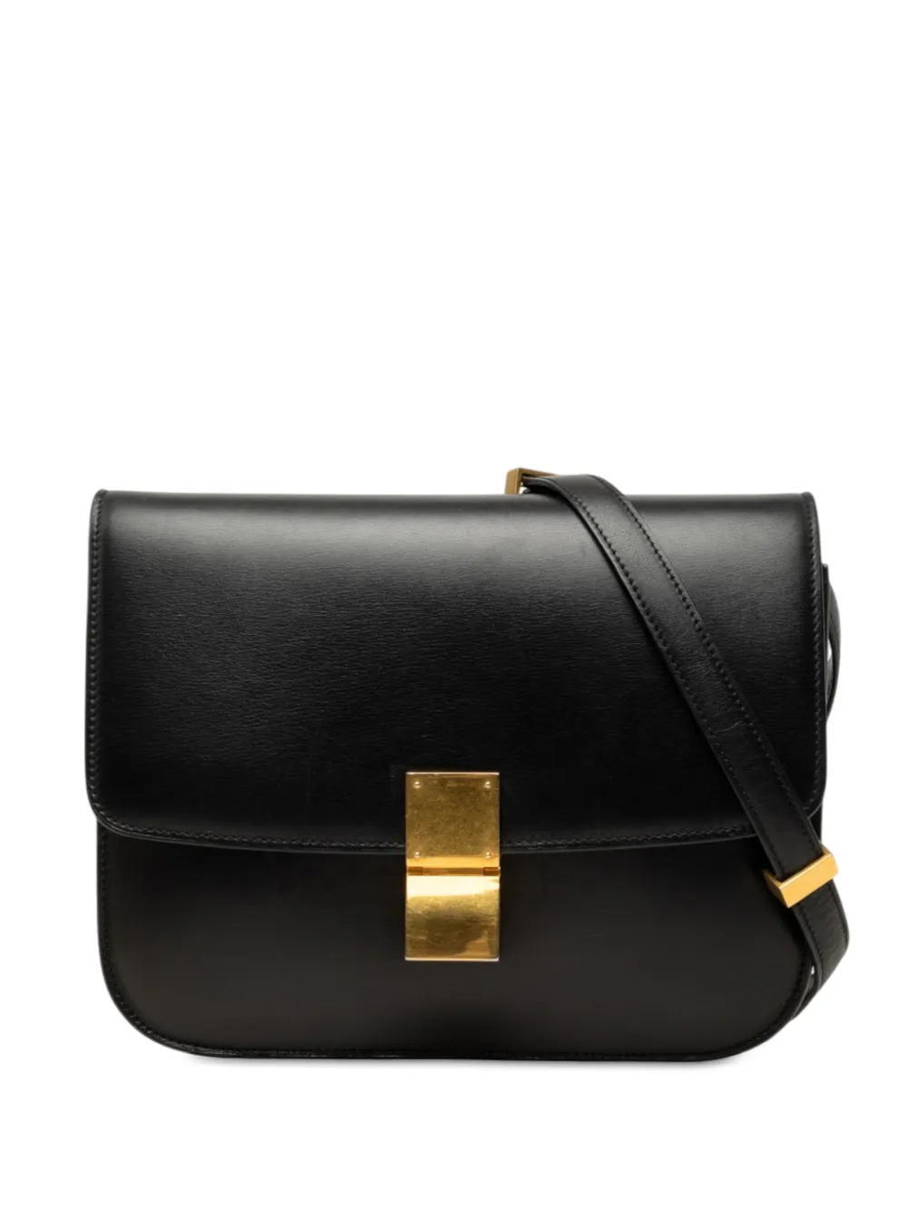 Celine Pre-Owned 2011-2026 Medium Calfskin Classic Box crossbody bag - Schwarz