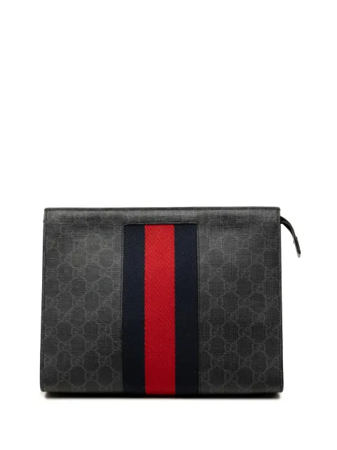 Gucci Pre-Owned 2000-2015 GG Supreme Web clutch bag