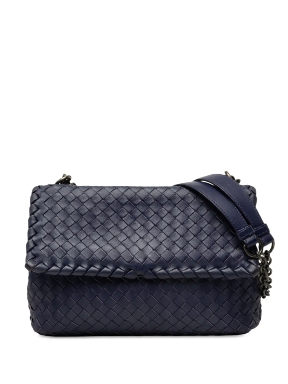 Bottega Veneta Pre-Owned 2012-2026 Small Nappa Intrecciato Olimpia crossbody bag - Violett