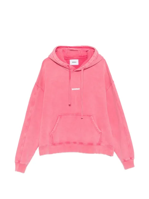 Bonsai logo-print cotton hoodie