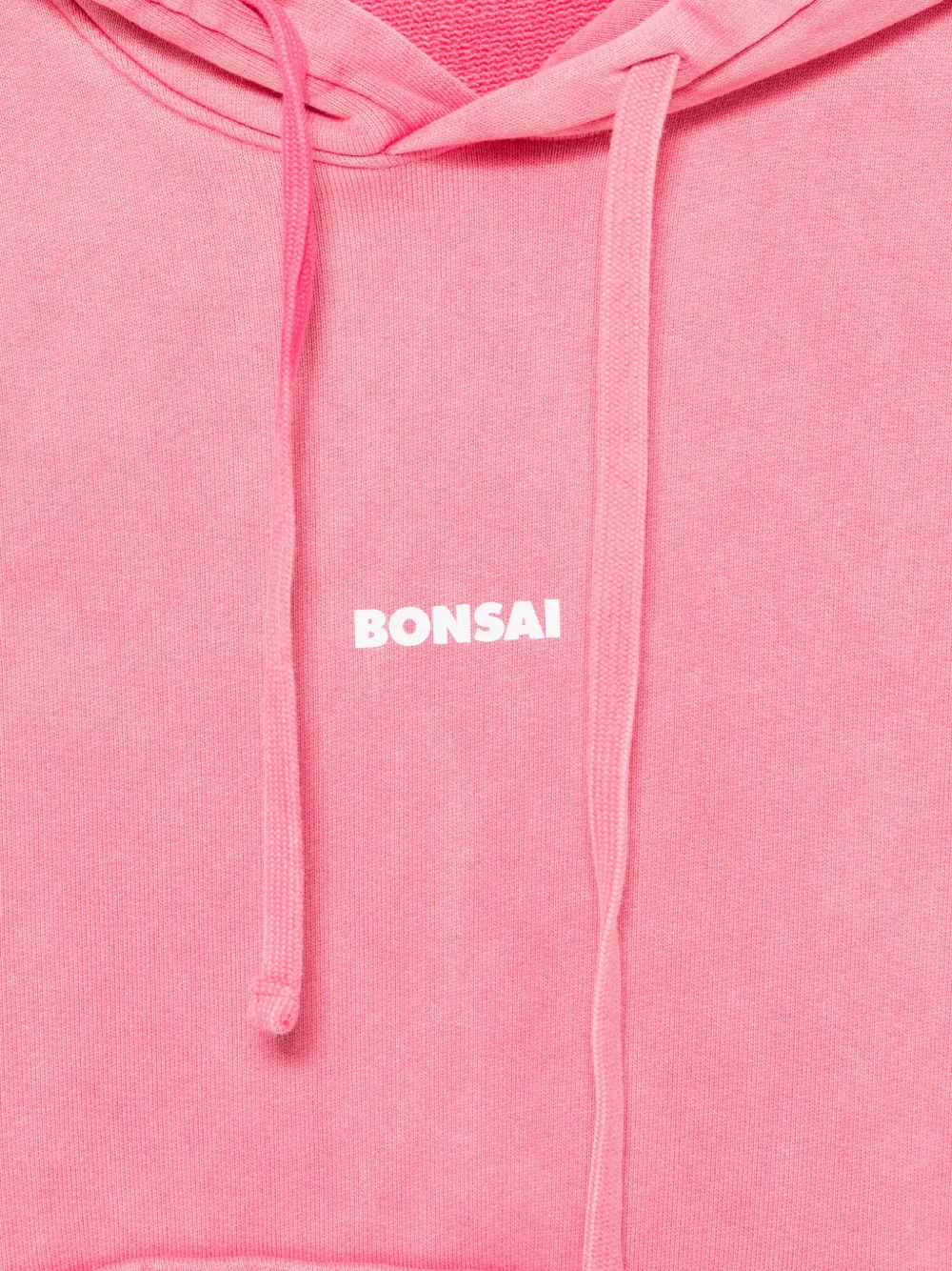 Bonsai Katoenen hoodie met logoprint Roze