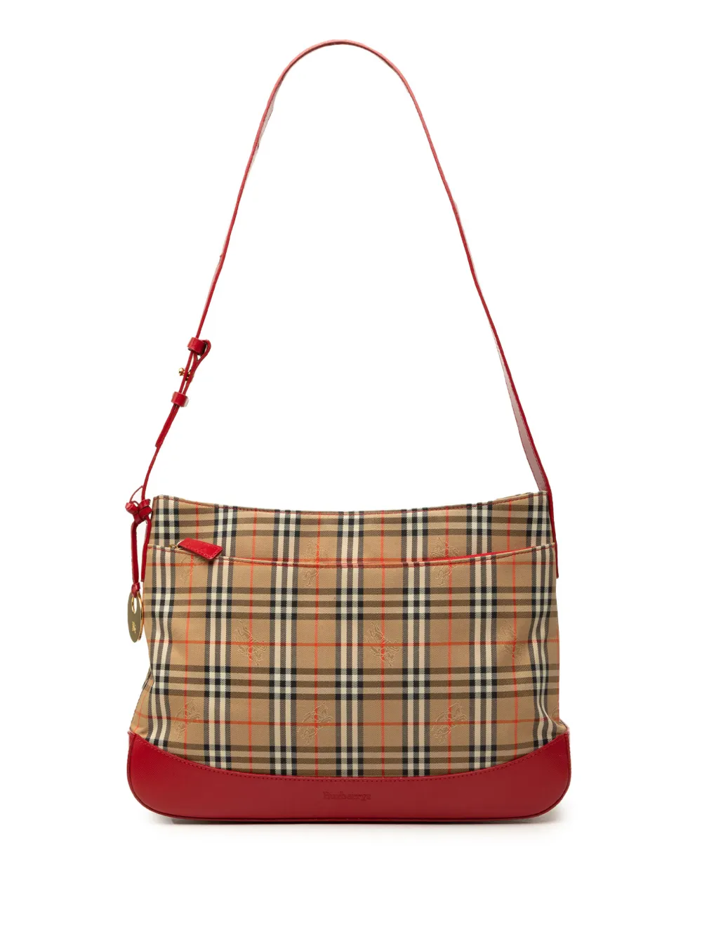 Burberry Pre-Owned 20th Century Haymarket Check Canvas shoulder bag - Neutrals