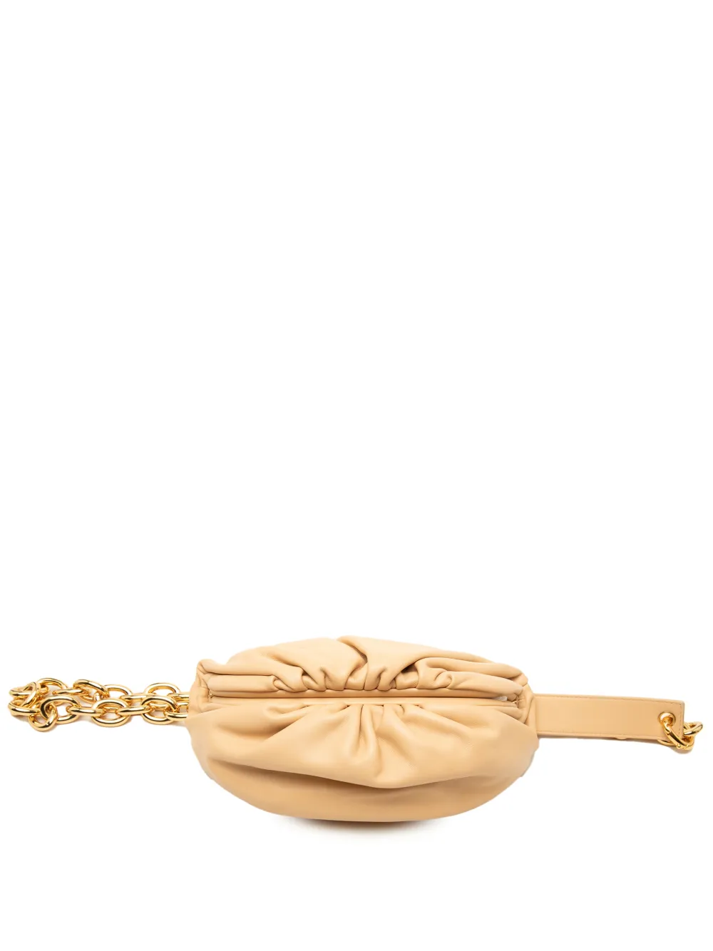 Bottega Veneta Pre-Owned 2012-2026 Lambskin Chain Pouch belt bag - Nude
