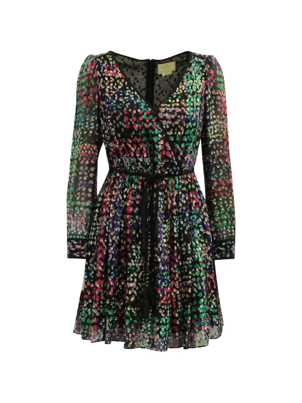 Kate Spade Sparkle silk dress - Schwarz