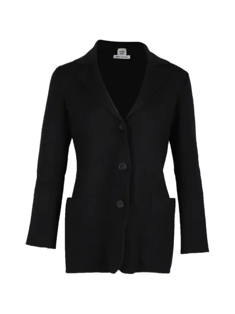 Hermès Pre-Owned Knit single-breasted blazer